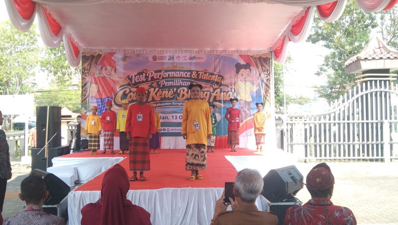 Lestarikan Budaya Madura, 66 Anak Ikuti Penyisihan Cong Kene’ dan Bhing Ana’