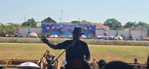 AHY Lepas Kerapan Sapi Piala Demokrat, Janji Perjuangkan Infrastruktur dan Angkat Budaya Madura