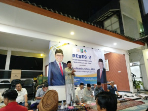 H.Syafiuddin Anggota DPR RI Silaturahmi Dengan  insan Pers Bangkalan,  ajak media menjadi penarik investor asing